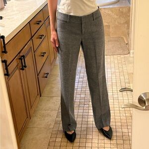 Classic Grey Tweed Business Pants